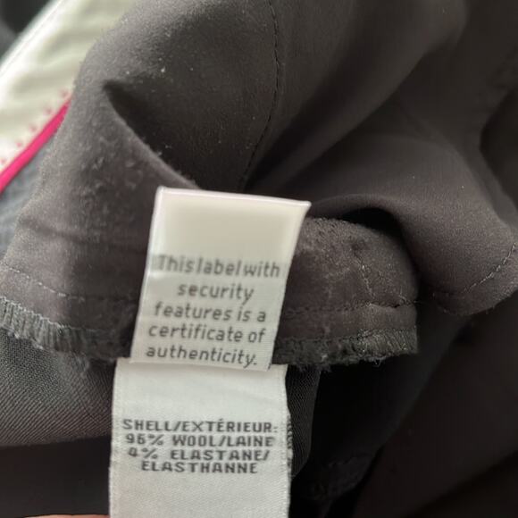 Diane Von Furstenberg Black Wool Blend Trousers Size 8 - Picture 11 of 11